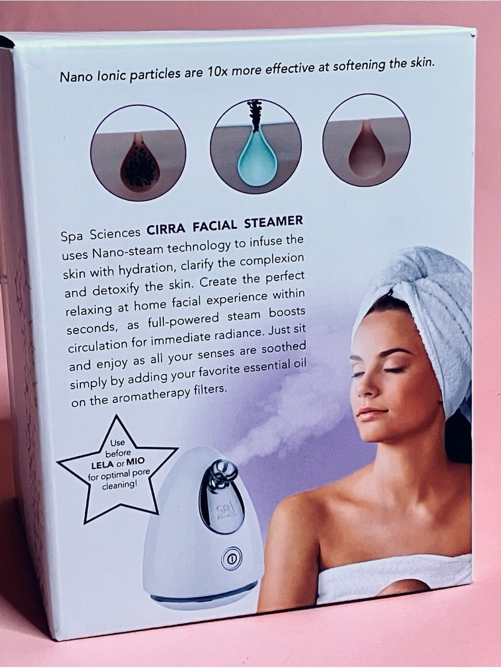 Spa Sciences CIRRA Nano Ionic Vanity Facial Steamer - Picture 3 of 6